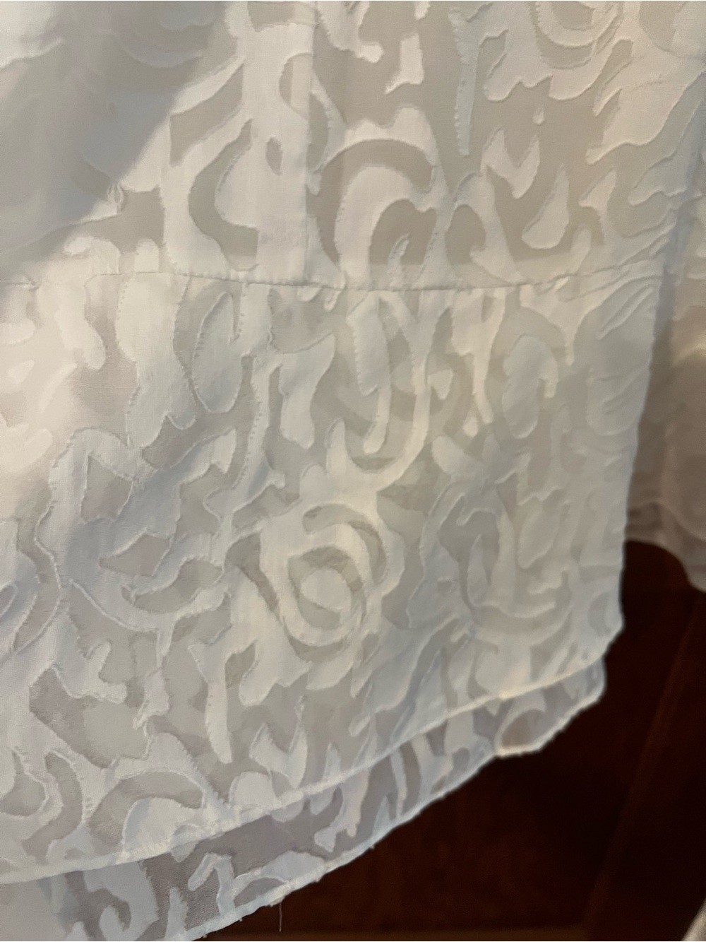 Tanya Taylor Ivory Wrap Dress Size 0 NWOT Ruffle Sleeve Bridal Cocktail Dress - Picture 13 of 14